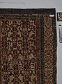 Kufesque-Border Lattice Shirvan Rug, Wool (warp, weft and pile); symmetrically knotted pile