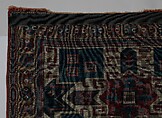 Star Kazak Carpet, Wool (warp, weft, and pile); symmetrically knotted pile