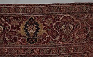 Carpet, Wool (warp, weft and pile); asymmetrically knotted pile