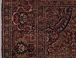 Carpet, Wool (warp, weft and pile); asymmetrically knotted pile