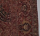 Carpet, Wool (warp, weft and pile); asymmetrically knotted pile