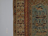 Carpet, Wool (warp, weft and pile); symmetrically knotted pile