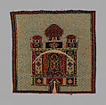 Kilim Saddle Cover with Mashhad Design, Cotton (warp); tapestry-woven