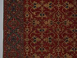 "Lotto" Carpet, Wool (warp, weft, and pile); symmetrically knotted pile