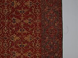 "Lotto" Carpet, Wool (warp, weft, and pile); symmetrically knotted pile