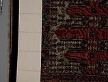 Carpet with Double-Ended Triple Niche, Wool (warp, weft, and pile); symmetrically knotted pile
