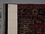 Carpet with Double-Ended Triple Niche, Wool (warp, weft, and pile); symmetrically knotted pile