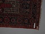 Carpet with Double-Ended Triple Niche, Wool (warp, weft, and pile); symmetrically knotted pile