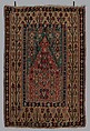 Carpet, Wool (warp and weft); tapestry weave