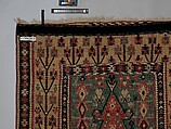 Carpet, Wool (warp and weft); tapestry weave