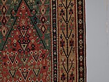 Carpet, Wool (warp and weft); tapestry weave