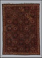 'Holbein' Carpet, Wool; symmetrically (?) knotted pile