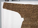 Riding Coat, Silk; weft-faced compound twill (samite)