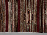 Kilim, Cotton, wool, and silk; slit-tapestry weave, brocaded