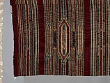 Kilim, Cotton, wool, and silk; slit-tapestry weave, brocaded