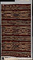 Kilim, Cotton, wool, and silk; slit-tapestry weave, brocaded