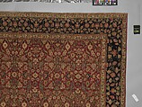 "Millefleur" Carpet, Cotton (warp and weft), wool (pile); asymmetrically knotted pile