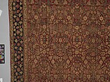 "Millefleur" Carpet, Cotton (warp and weft), wool (pile); asymmetrically knotted pile
