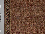 "Millefleur" Carpet, Cotton (warp and weft), wool (pile); asymmetrically knotted pile