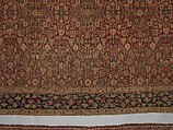 "Millefleur" Carpet, Cotton (warp and weft), wool (pile); asymmetrically knotted pile