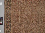 "Millefleur" Carpet, Cotton (warp and weft), wool (pile); asymmetrically knotted pile