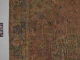 Carpet, Cotton (warp and weft), wool (pile); asymmetrically knotted pile