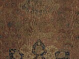 Carpet, Cotton (warp and weft), wool (pile); asymmetrically knotted pile