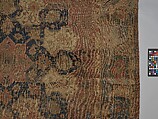 Carpet, Cotton (warp and weft), wool (pile); asymmetrically knotted pile