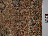 Carpet, Cotton (warp and weft), wool (pile); asymmetrically knotted pile