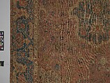 Carpet, Cotton (warp and weft), wool (pile); asymmetrically knotted pile