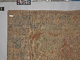 Carpet, Cotton (warp and weft), wool (pile); asymmetrically knotted pile