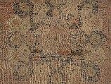 Carpet, Cotton (warp and weft), wool (pile); asymmetrically knotted pile