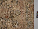 Carpet, Cotton (warp and weft), wool (pile); asymmetrically knotted pile