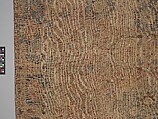 Carpet, Cotton (warp and weft), wool (pile); asymmetrically knotted pile
