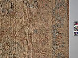 Carpet, Cotton (warp and weft), wool (pile); asymmetrically knotted pile