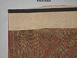 Carpet, Cotton (warp and weft), wool (pile); asymmetrically knotted pile