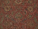 Carpet, Cotton (warp and weft), wool (pile); asymmetrically knotted pile