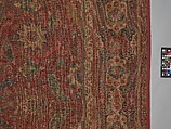 Carpet, Cotton (warp and weft), wool (pile); asymmetrically knotted pile