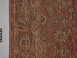 Carpet, Cotton (warp and weft), wool (pile); asymmetrically knotted pile
