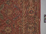 Carpet, Cotton (warp and weft), wool (pile); asymmetrically knotted pile