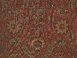 Carpet, Cotton (warp and weft), wool (pile); asymmetrically knotted pile