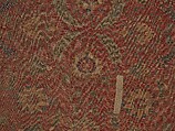 Carpet, Cotton (warp and weft), wool (pile); asymmetrically knotted pile