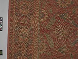 Carpet, Cotton (warp and weft), wool (pile); asymmetrically knotted pile