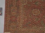 Carpet, Cotton (warp and weft), wool (pile); asymmetrically knotted pile