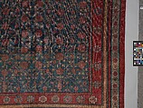 Carpet, Cotton (warp and weft) silk (pile); asymmetrically knotted pile