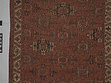Yomut Main Carpet, Wool (warp, weft and pile); symmetrically knotted pile