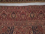 Carpet, Wool (warp, weft and pile); asymmetrically knotted pile