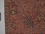 Carpet, Wool (warp, weft and pile); asymmetrically knotted pile