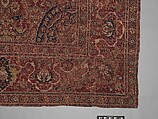 Carpet, Wool (warp, weft and pile); asymmetrically knotted pile
