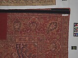 Carpet, Wool (warp, weft and pile); asymmetrically knotted pile